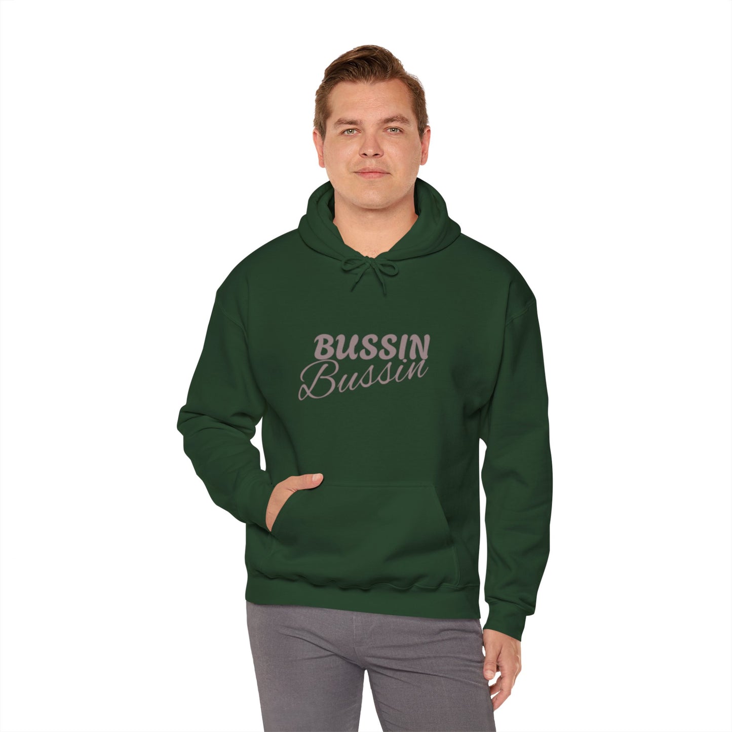 Bussin Unisex Heavy Blend Hoodie - Cozy, Trendy & Comfortable Sweatshirt