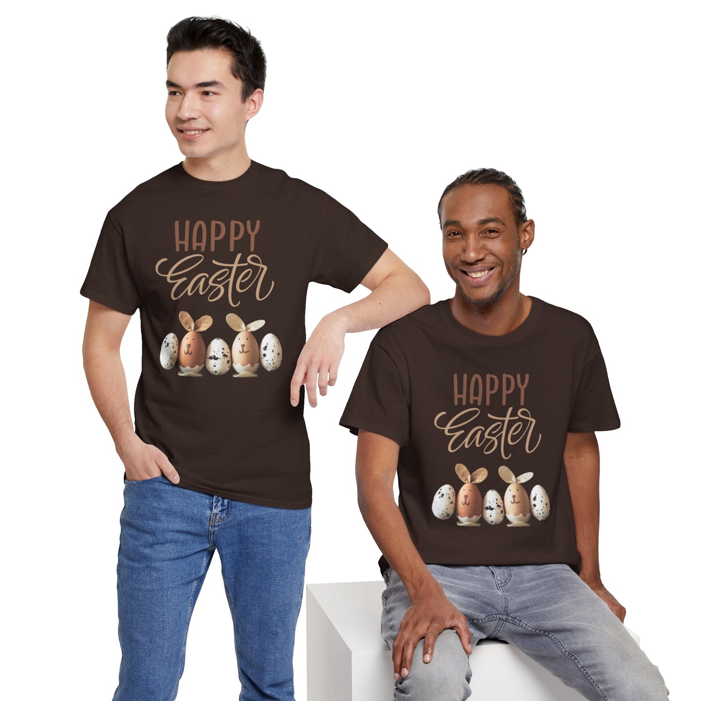 Happy Easter Unisex Heavy Cotton Tee