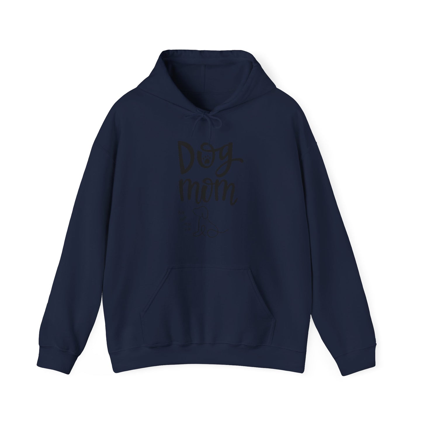 Dog Mom Hooded Sweatshirt, Cute Dog Lover Gift, Pet Owner Apparel, Cozy Sweatshirt for Dog Lovers, Animal Lover Hoodie