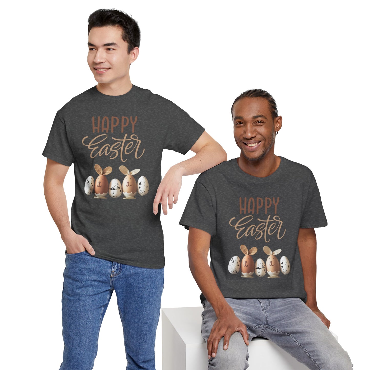 Happy Easter Unisex Heavy Cotton Tee