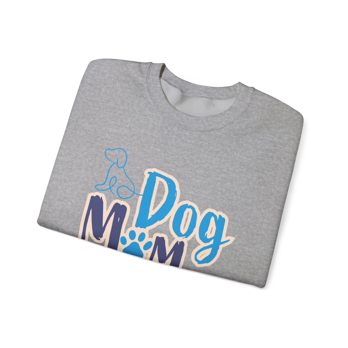 Dog Mom Sweatshirt, Unisex Dog Lover Crewneck, Pet Owner Gift, Cozy Casual Wear, Birthday & Holiday Gift for Dog Lovers