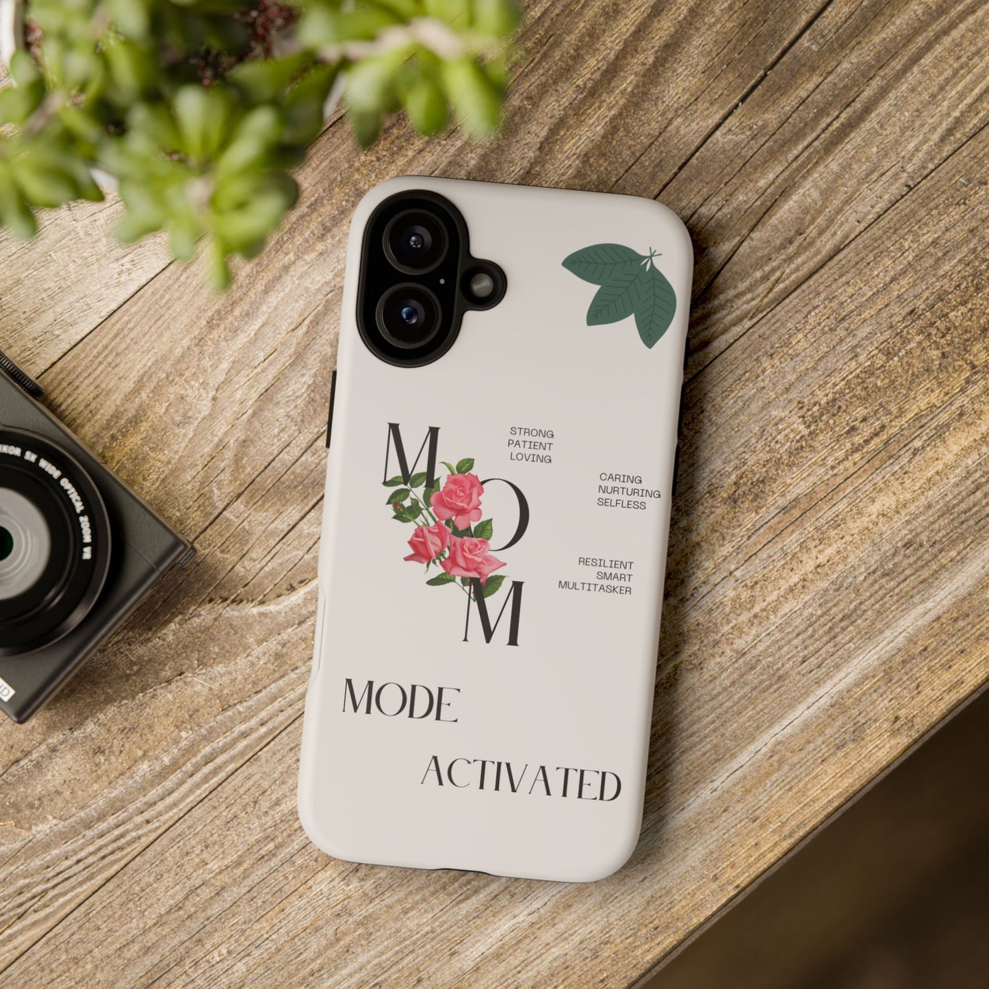Personalized Phone Case for Moms | Mode Activated | Gift for Mother's Day, Birthday, Resilient, Loving, Durable