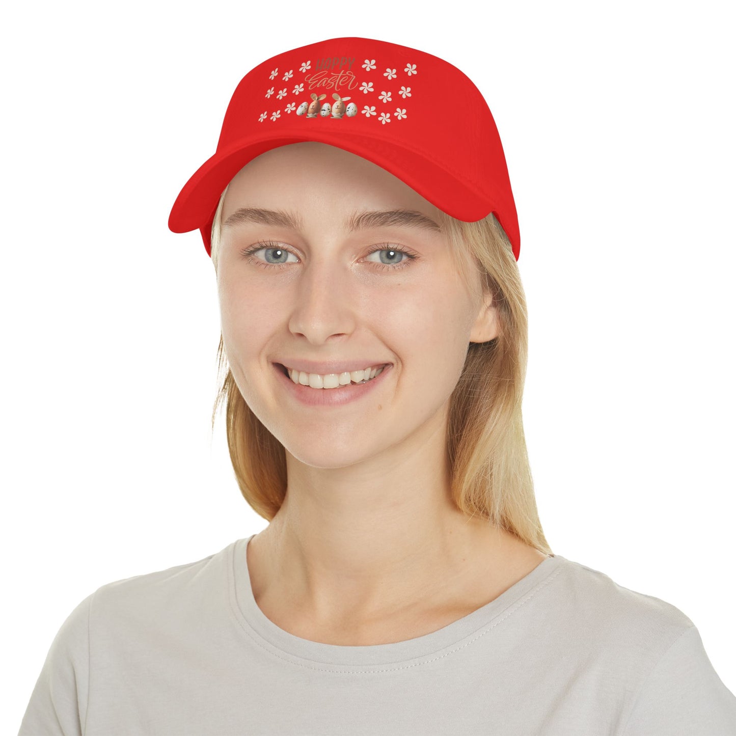 Happy Easter Low Profile Baseball Cap - Festive Spring Accessory