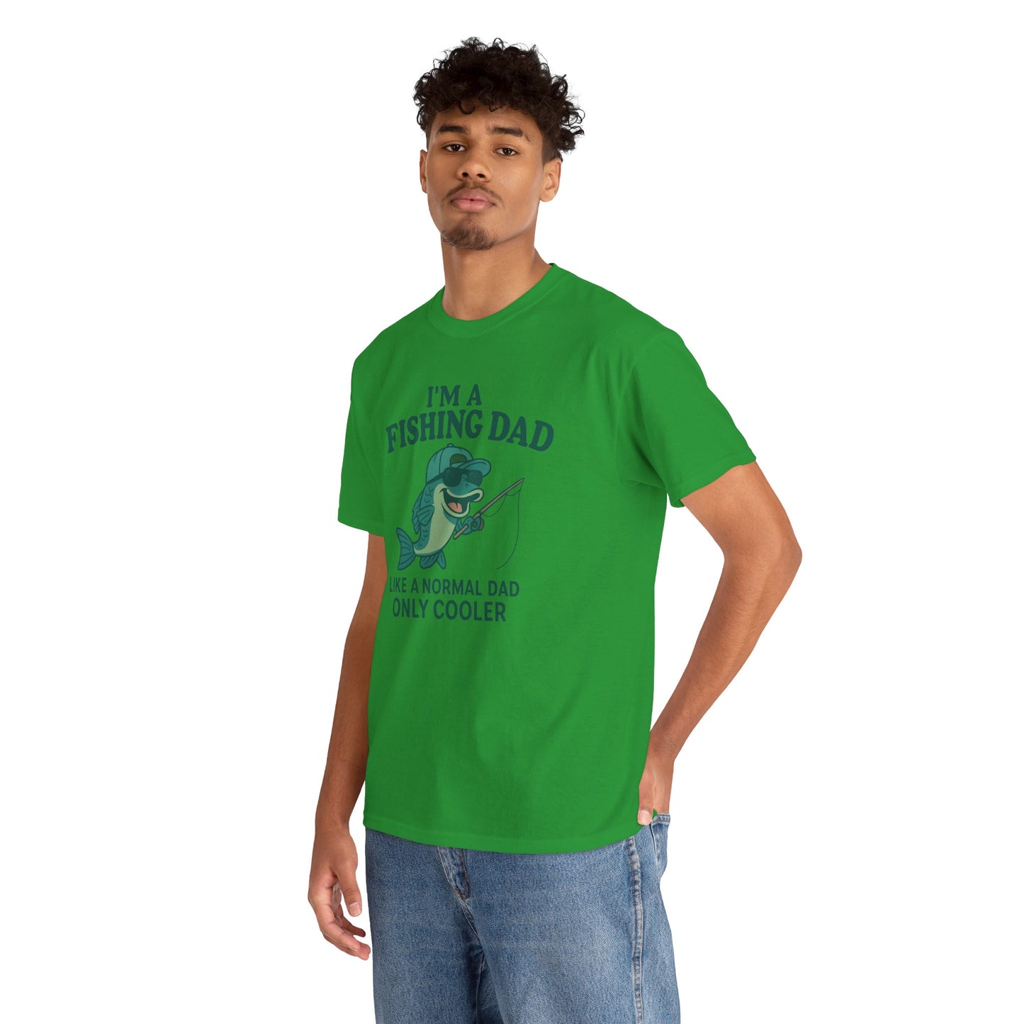 Fishing Dad Humor Tee - Perfect Gift for Father's Day, Fishing Enthusiasts, Casual Wear, Family Gatherings, Summer Fun