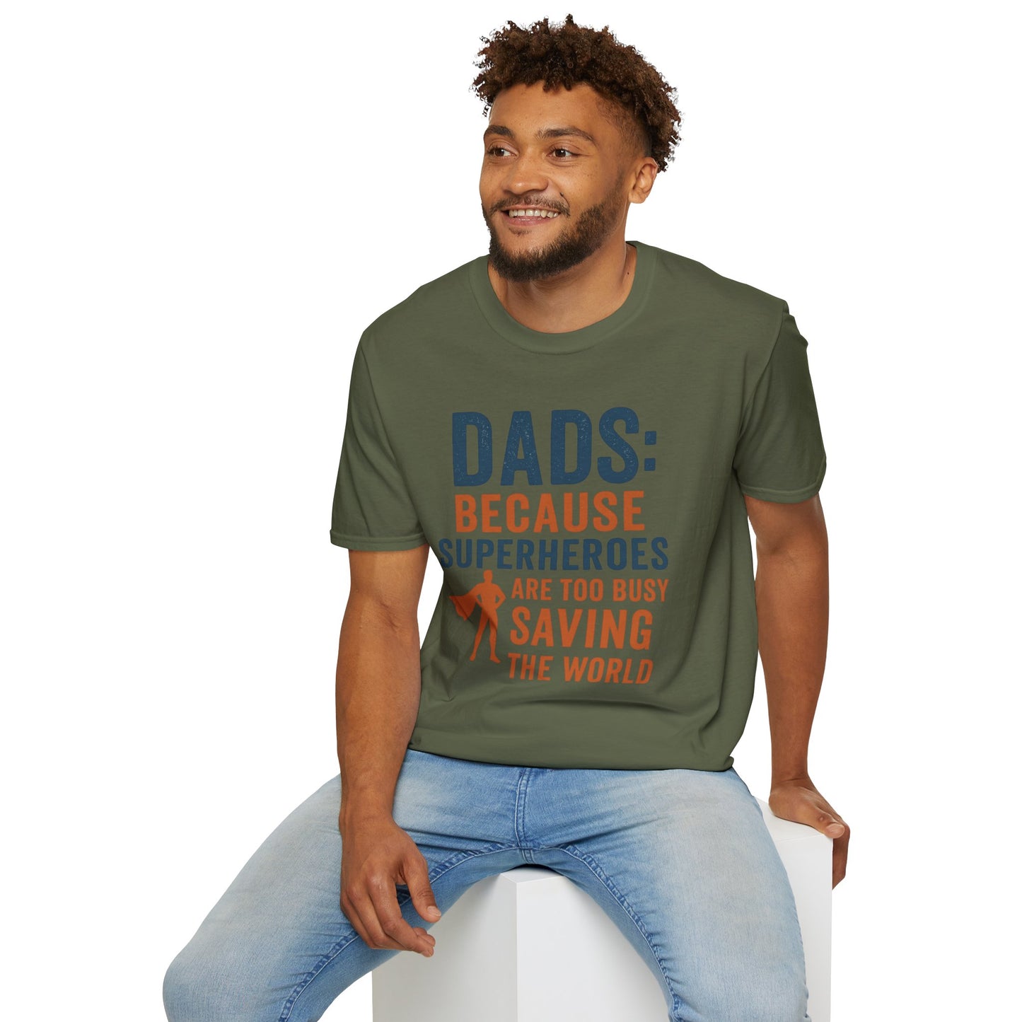 Dad Superhero T-Shirt, Funny Gift for Fathers Day, Unisex Tee, Birthday Gift for Dad, Family Reunion T-Shirt, Dad Humor Shirt