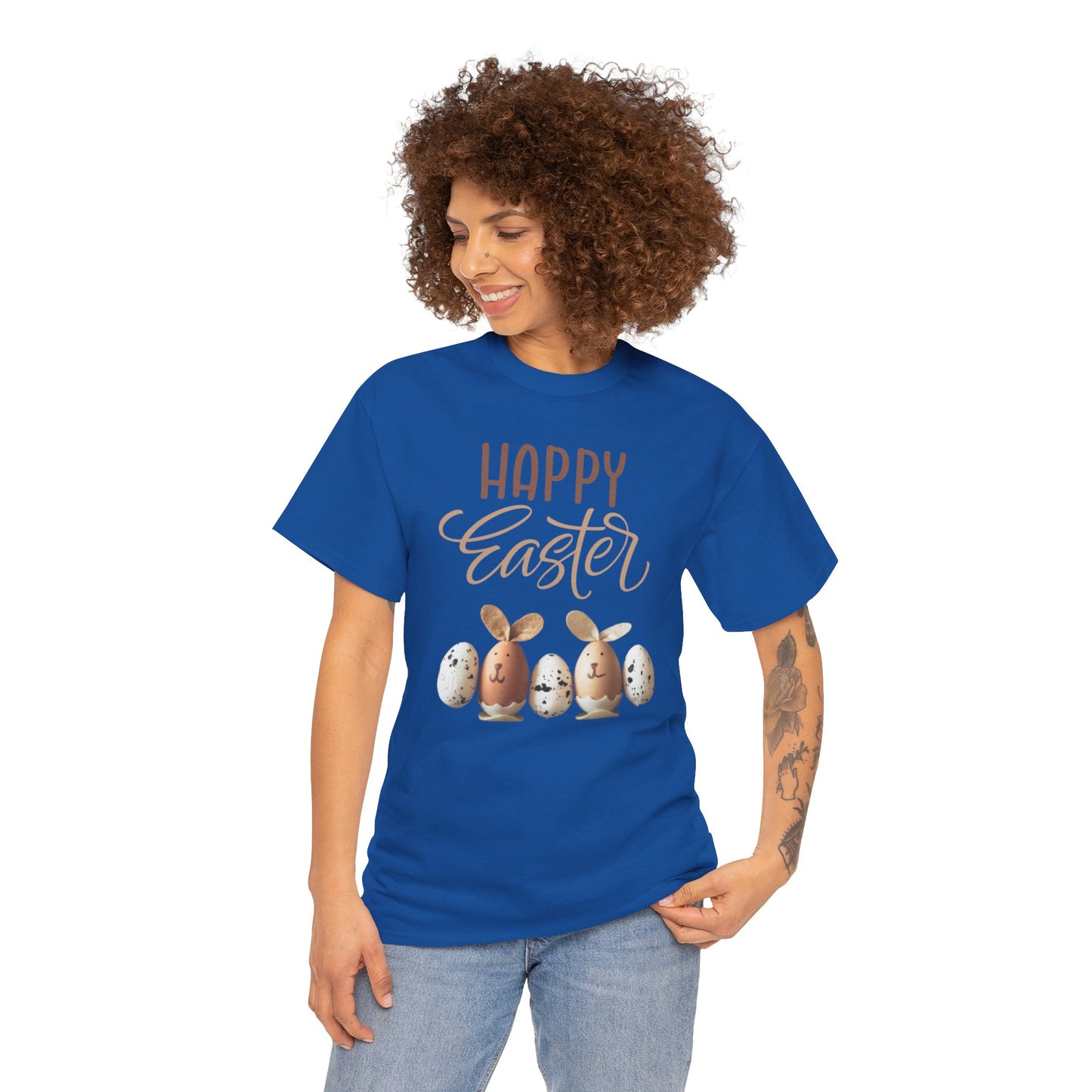 Happy Easter Unisex Heavy Cotton Tee