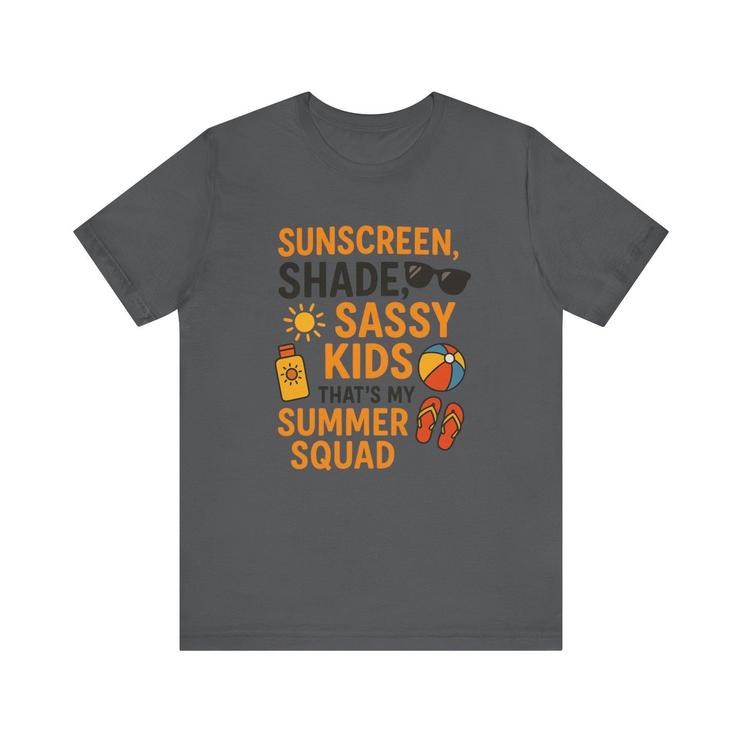 Sassy Summer Squad Tee - Fun Unisex T-Shirt for Family Outings, Beach Days, Summer Parties, Mom Gift, Kids Activity