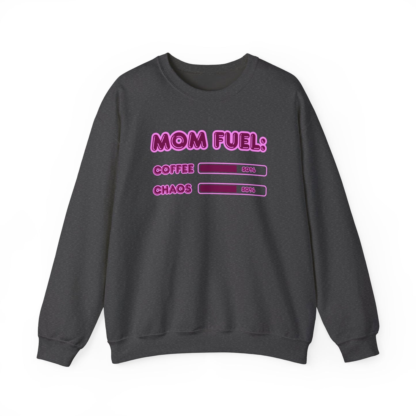 Mom Fuel Crewneck Sweatshirt - Comfortable and Fun Gift for Moms