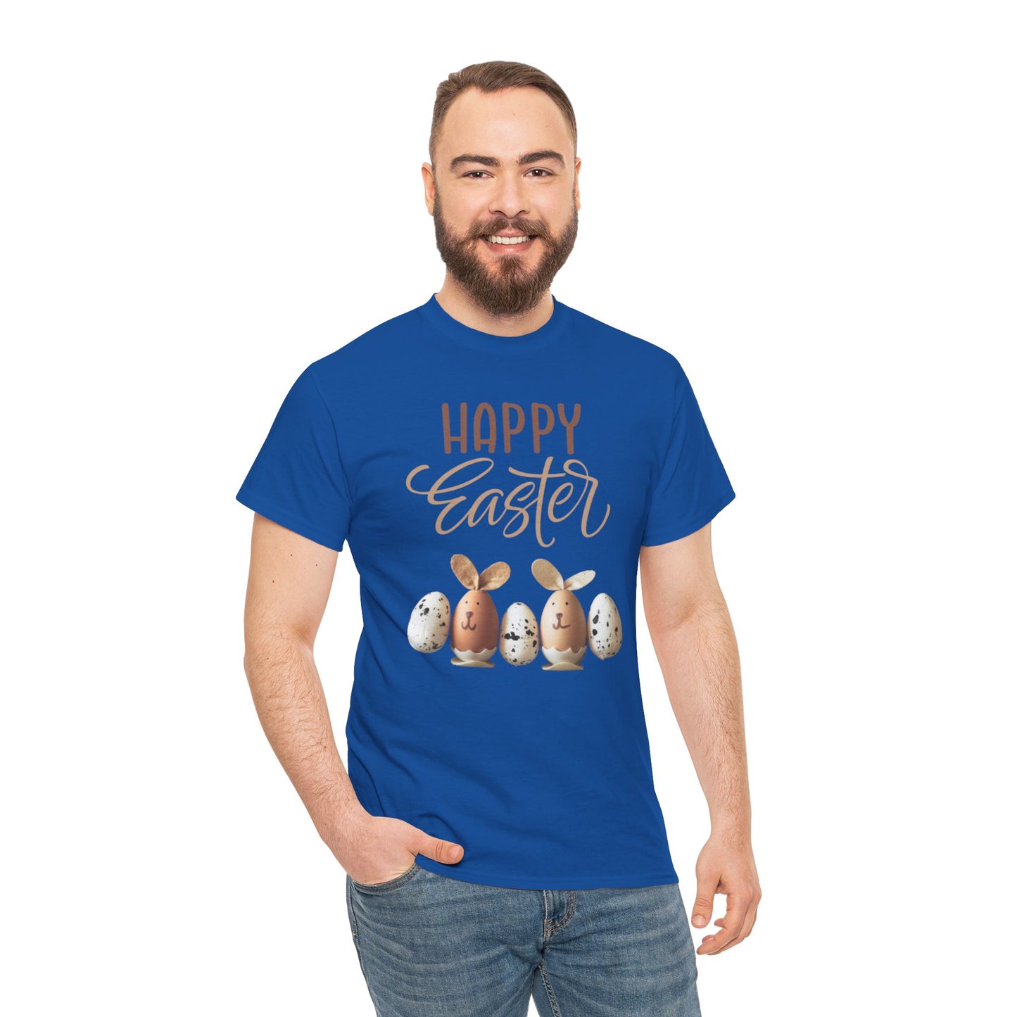 Happy Easter Unisex Heavy Cotton Tee
