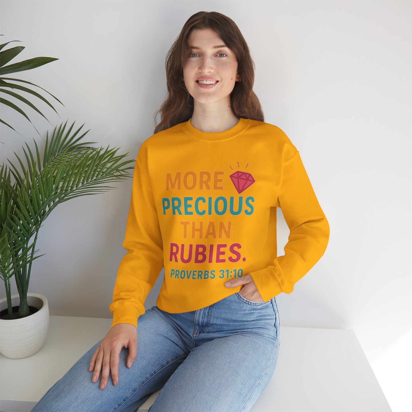 Inspirational Proverbs Sweatshirt | Cozy Crewneck | Gifts for Friends, Bible Verse Apparel, Faith Fashion, Unisex Clothing