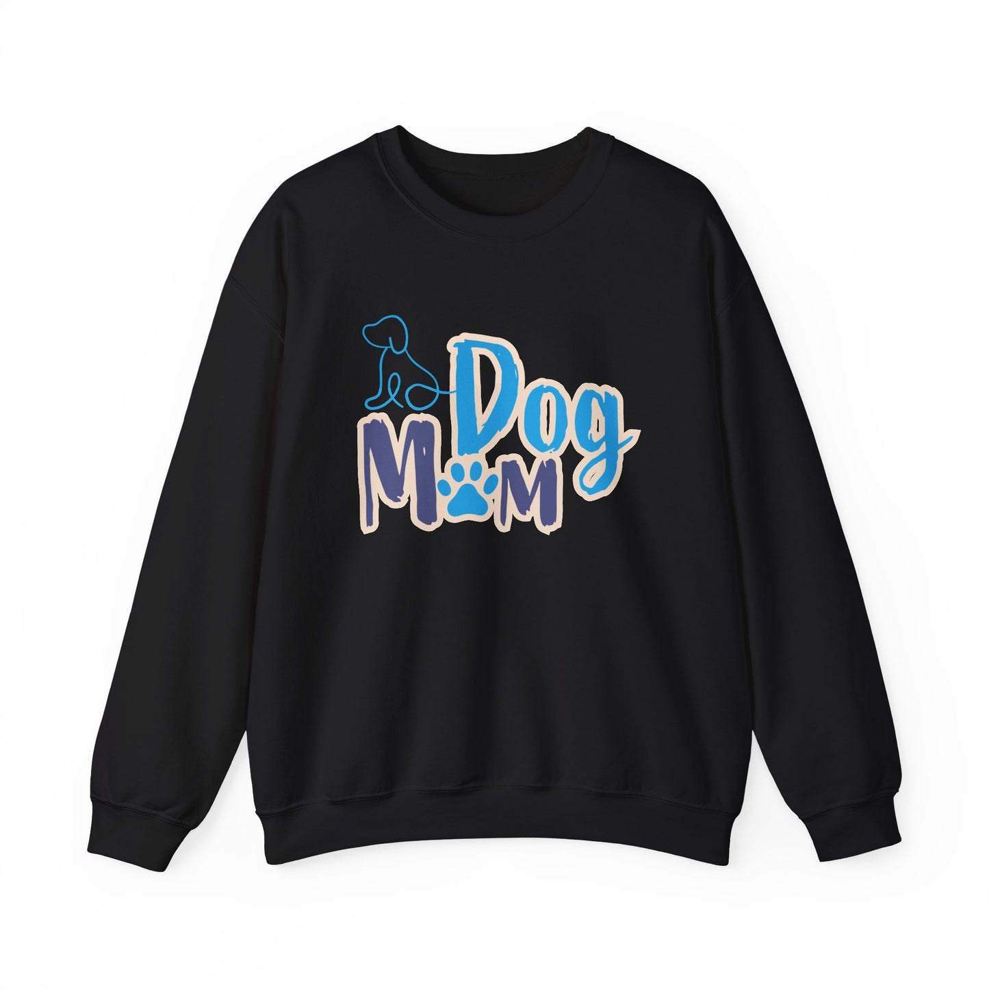 Dog Mom Sweatshirt, Unisex Dog Lover Crewneck, Pet Owner Gift, Cozy Casual Wear, Birthday & Holiday Gift for Dog Lovers