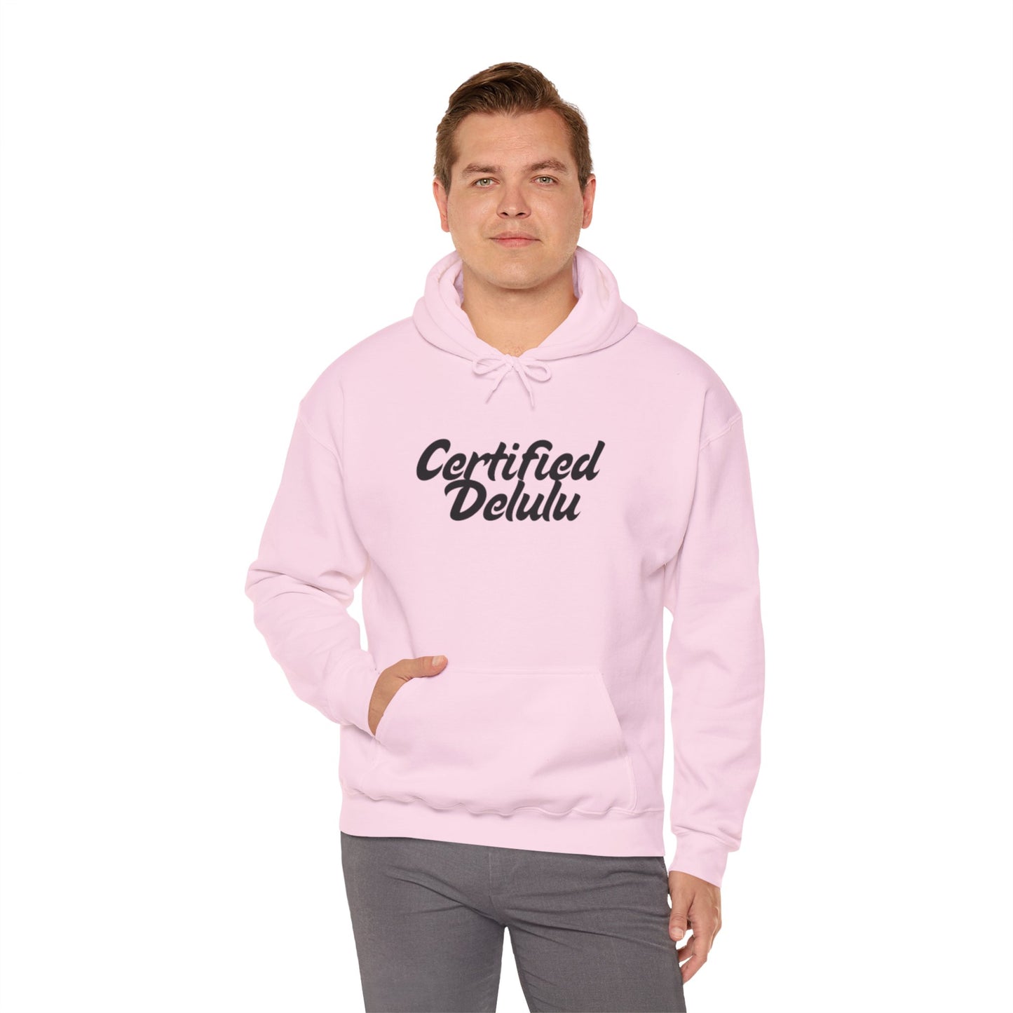 Certified Delulu Unisex Hoodie - Cozy Sweatshirt for Everyday Comfort