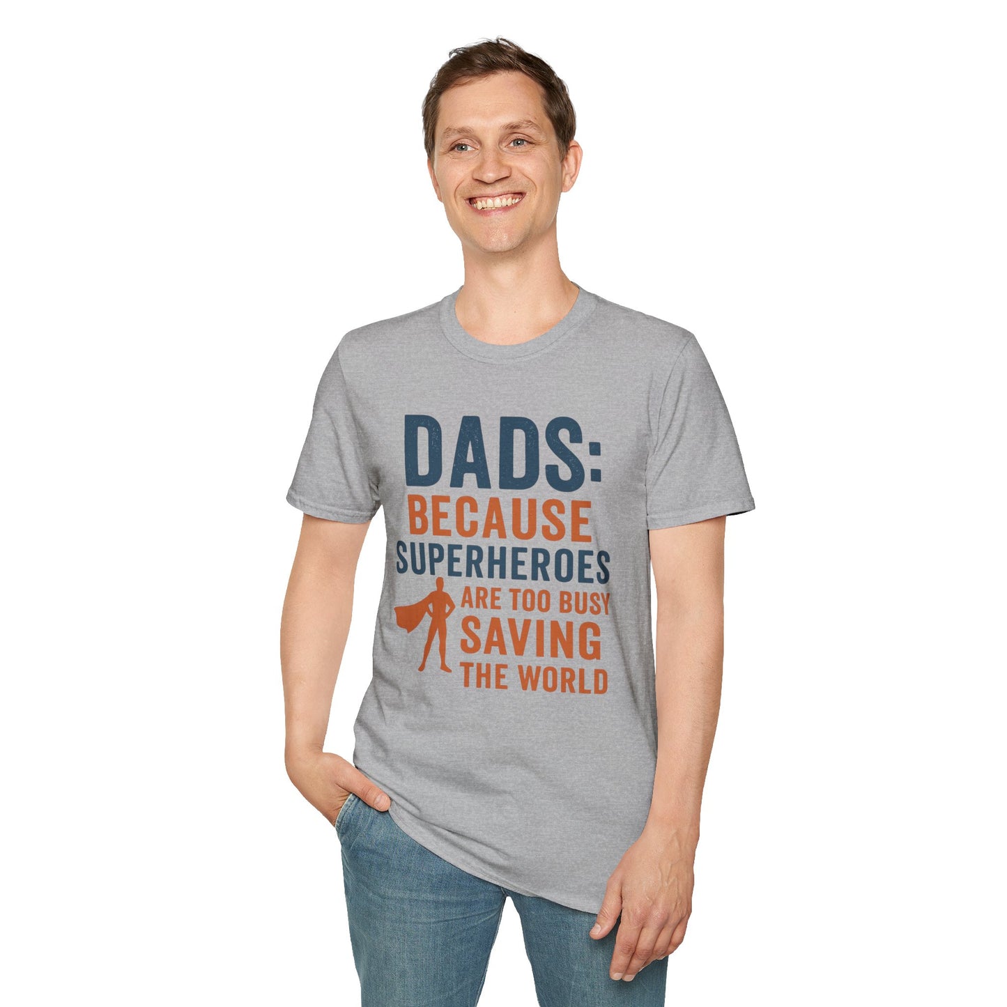 Dad Superhero T-Shirt, Funny Gift for Fathers Day, Unisex Tee, Birthday Gift for Dad, Family Reunion T-Shirt, Dad Humor Shirt