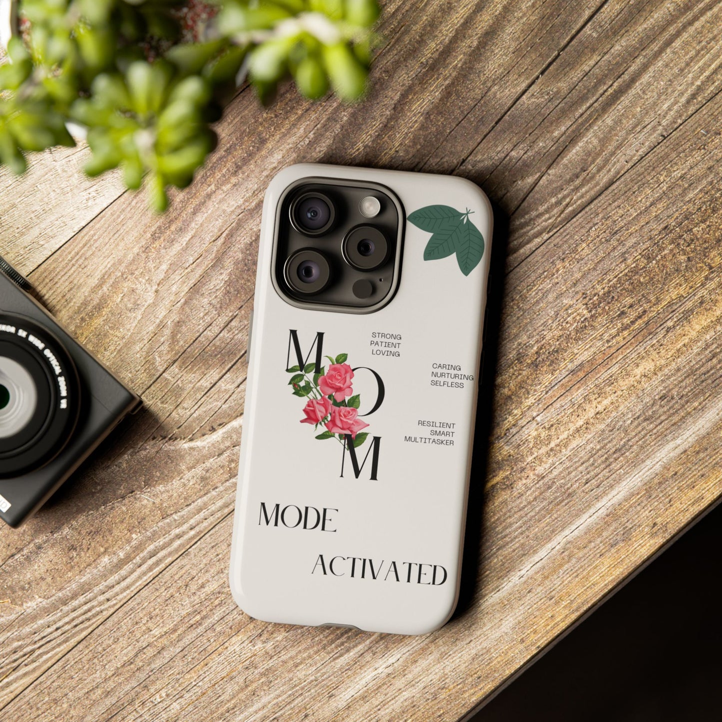 Personalized Phone Case for Moms | Mode Activated | Gift for Mother's Day, Birthday, Resilient, Loving, Durable