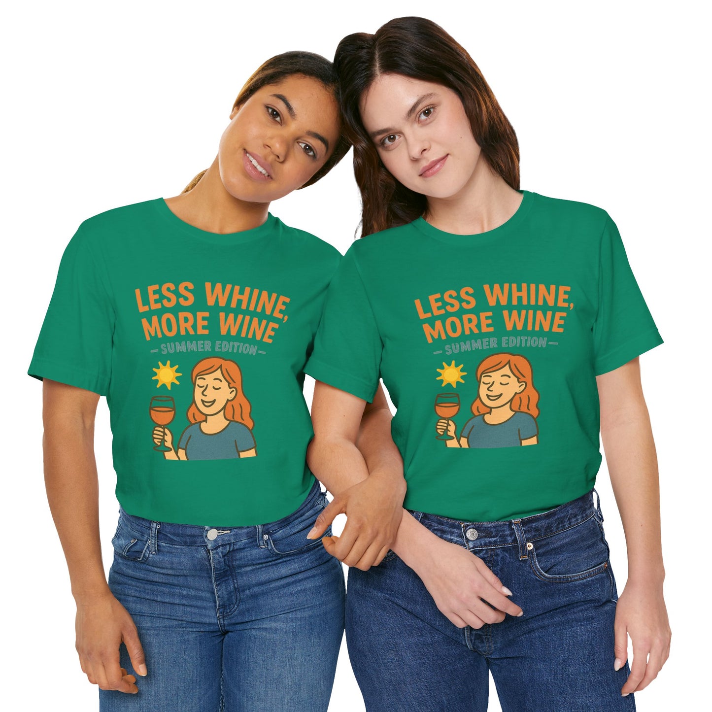 Less Whine, More Wine Tee | Fun Unisex Summer Shirt, Vintage Wine Lover Gift, Relaxed Fit Graphic Tee, Casual Wear, Party Outfit