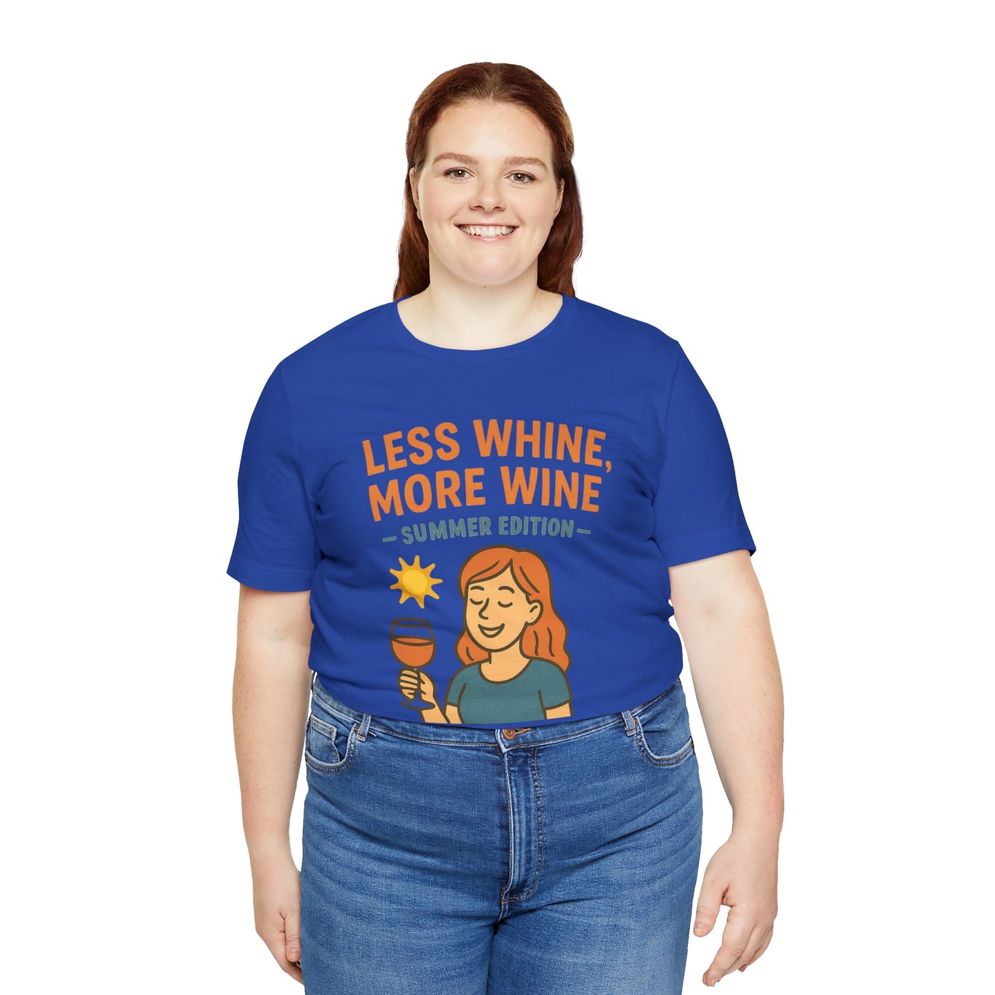 Less Whine, More Wine Tee | Fun Unisex Summer Shirt, Vintage Wine Lover Gift, Relaxed Fit Graphic Tee, Casual Wear, Party Outfit