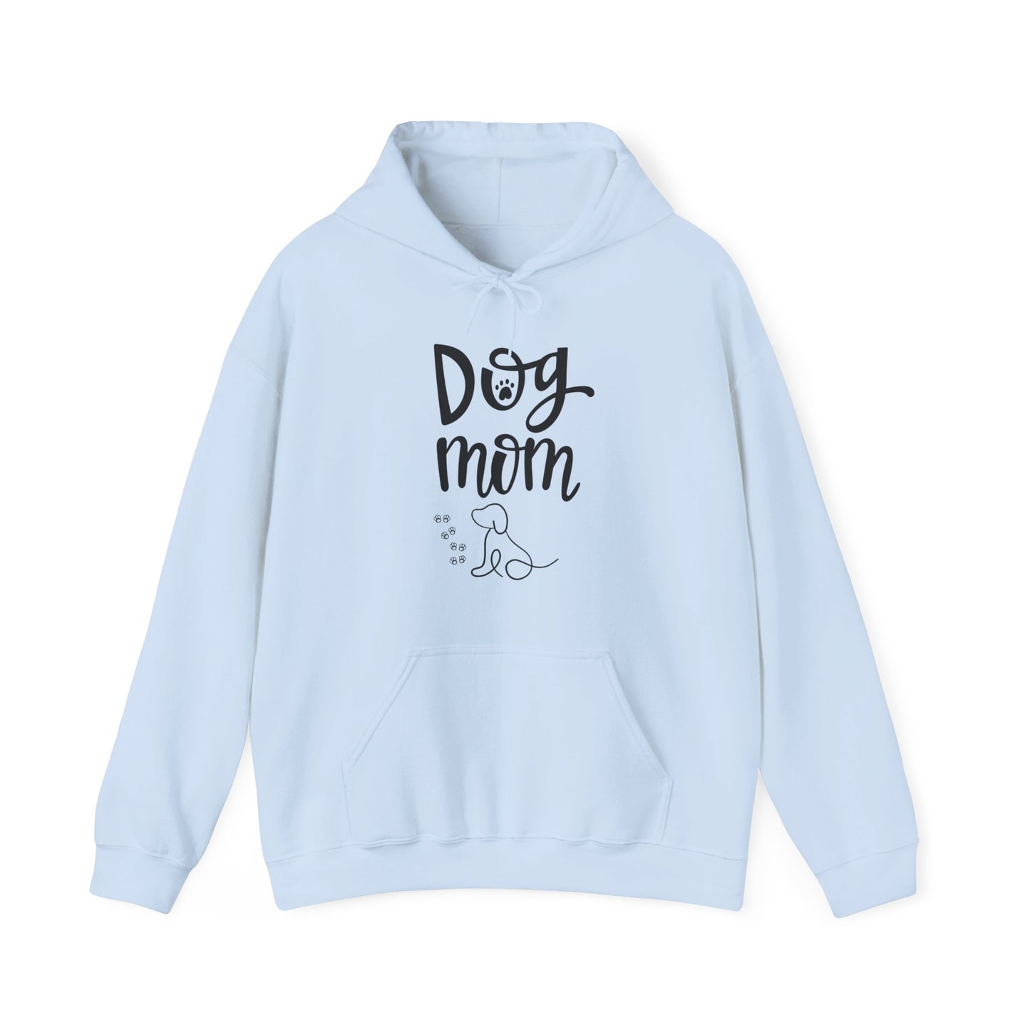 Dog Mom Hooded Sweatshirt, Cute Dog Lover Gift, Pet Owner Apparel, Cozy Sweatshirt for Dog Lovers, Animal Lover Hoodie