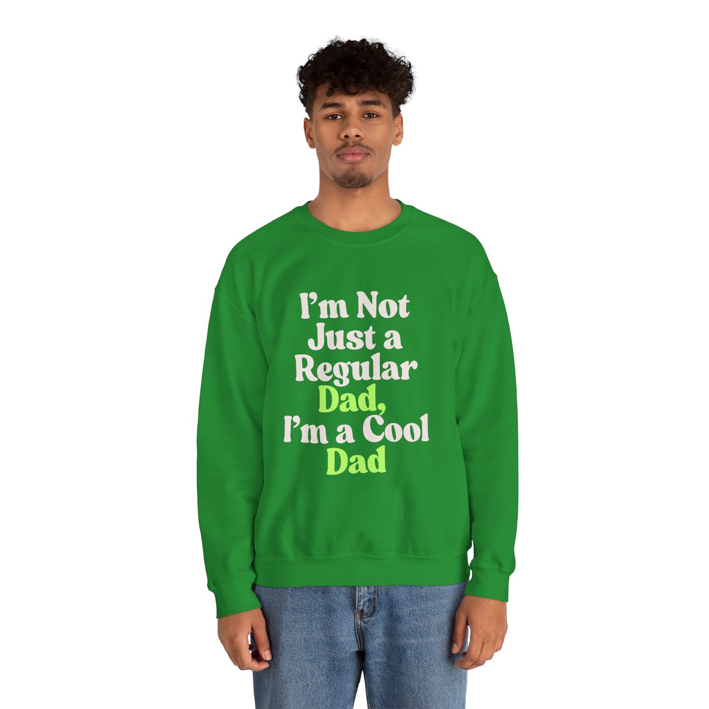Cool Dad Crewneck Sweatshirt | Unisex Gift for Father's Day, Dad's Birthday, Casual Wear, Funny Gifts for Dads, Relaxed Fit