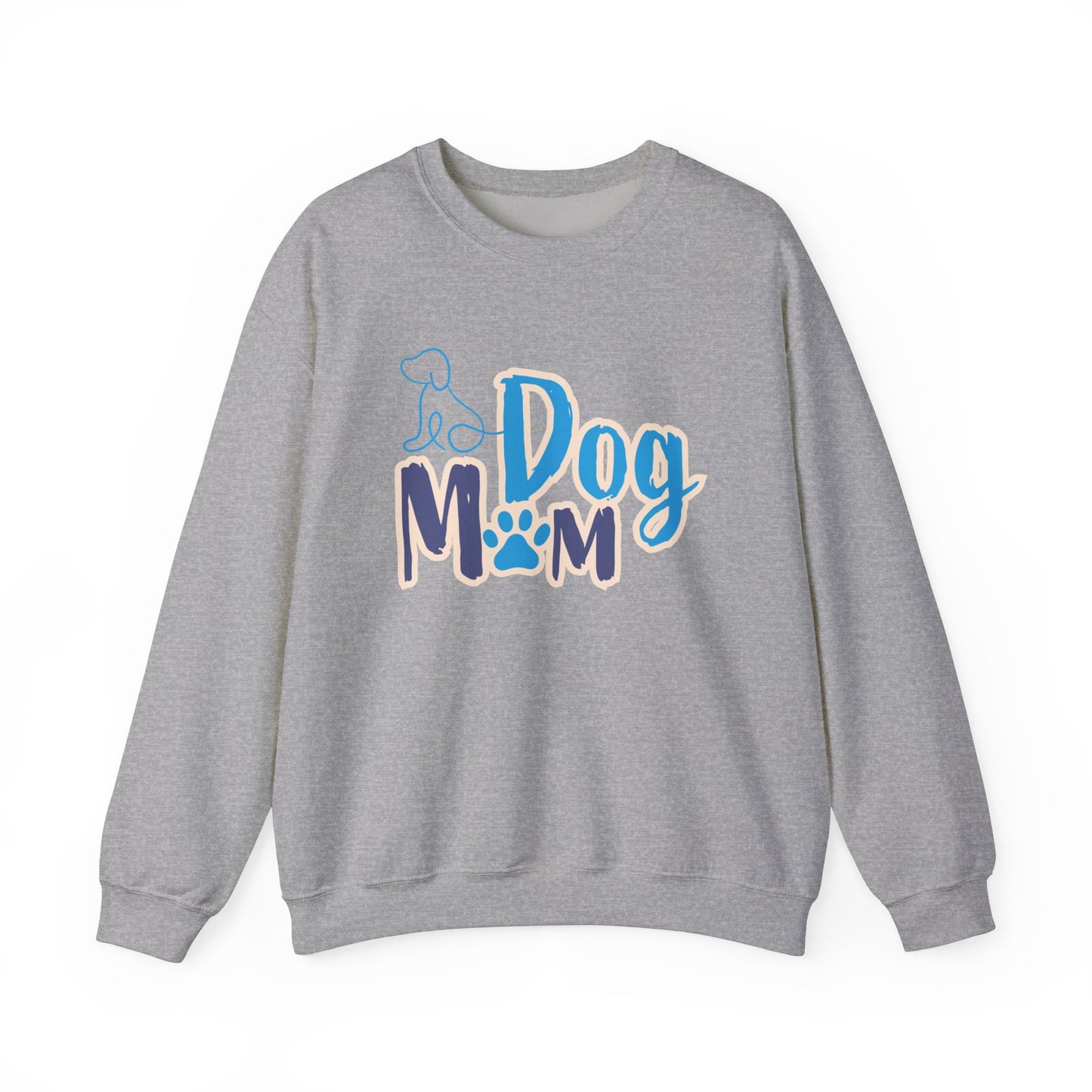 Dog Mom Sweatshirt, Unisex Dog Lover Crewneck, Pet Owner Gift, Cozy Casual Wear, Birthday & Holiday Gift for Dog Lovers