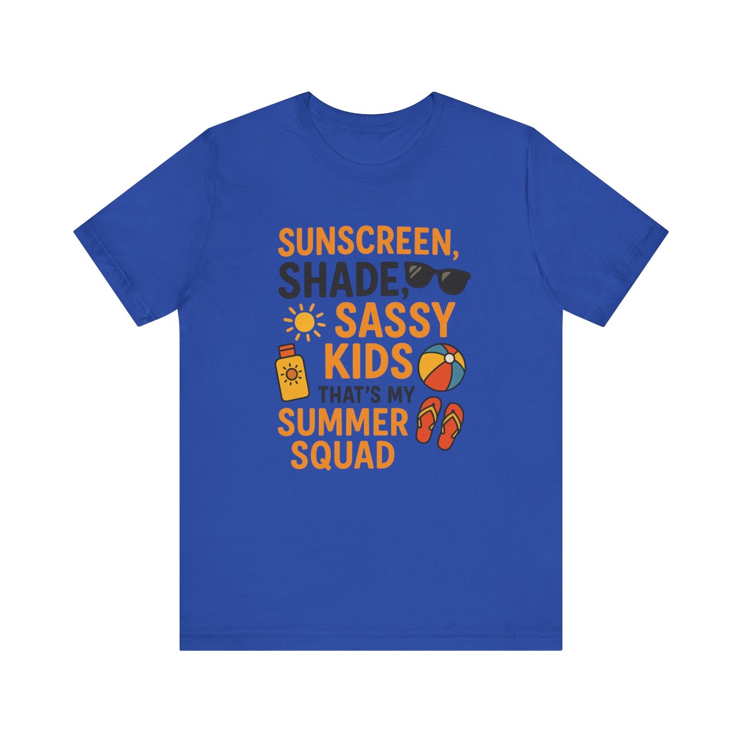 Sassy Summer Squad Tee - Fun Unisex T-Shirt for Family Outings, Beach Days, Summer Parties, Mom Gift, Kids Activity