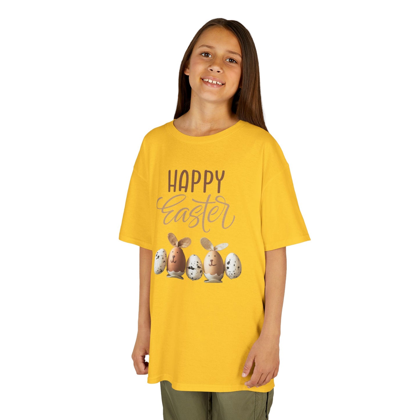 Happy Easter Kids Heavy Cotton Tee