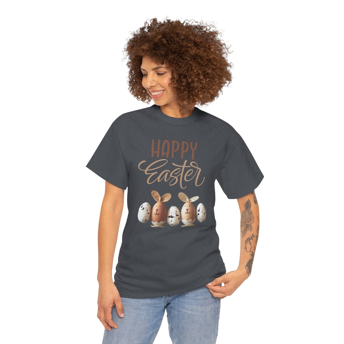 Happy Easter Unisex Heavy Cotton Tee
