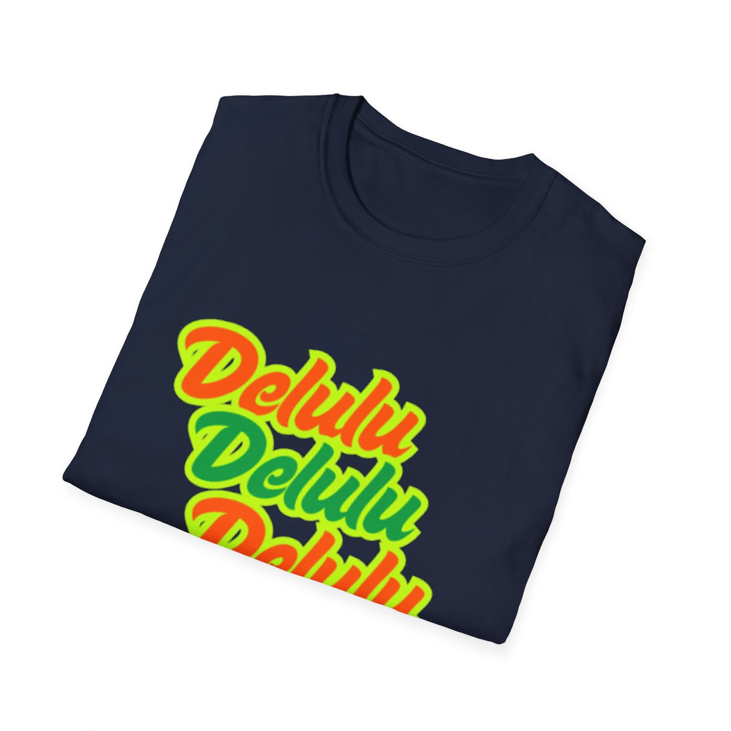 Colorful 'Delulu' Unisex Softstyle T-Shirt - Fun & Casual Fashion