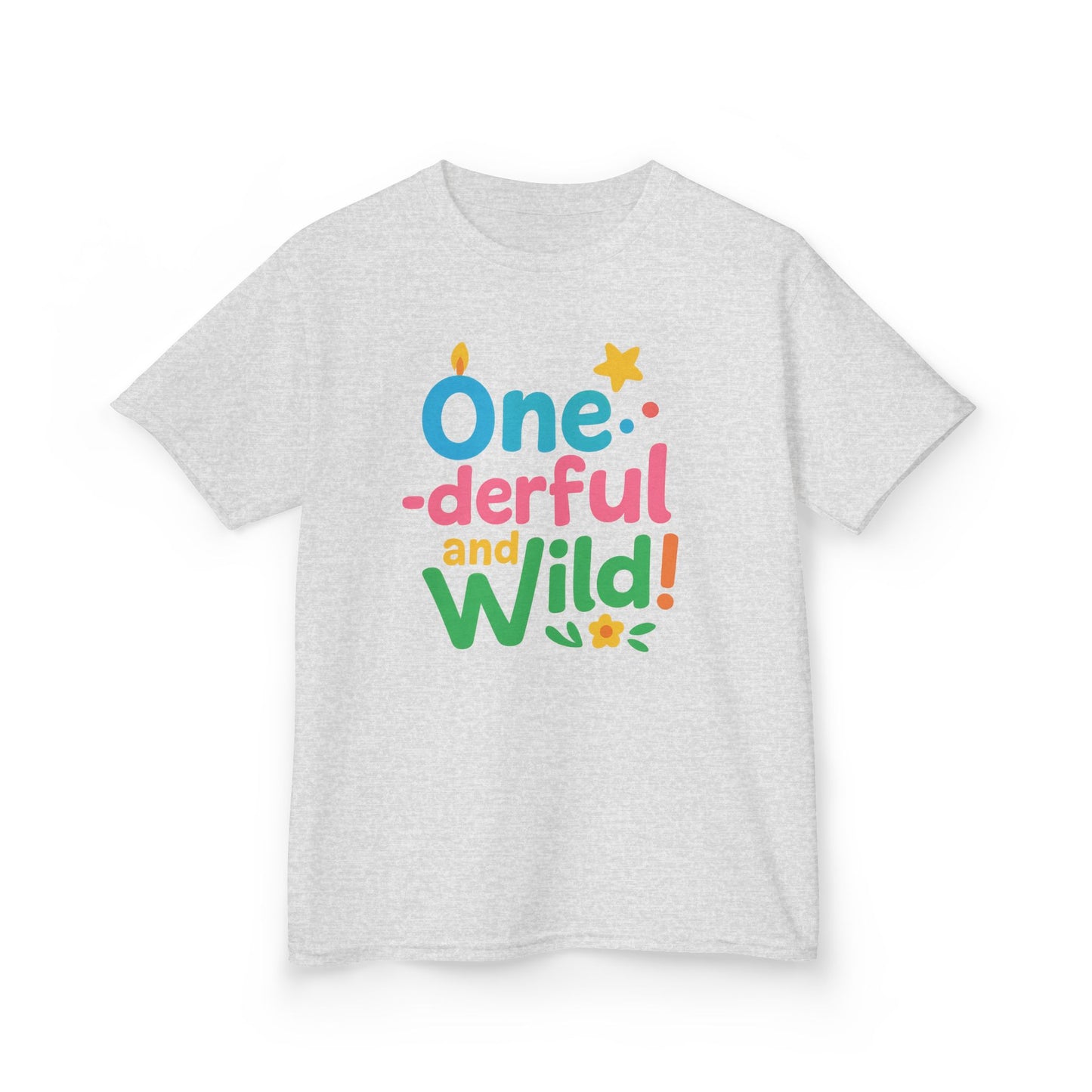 One-derful and Wild Kids Tee, Fun Birthday Gift, Toddler T-Shirt, Playful Cotton Shirt, Colorful Kids Apparel