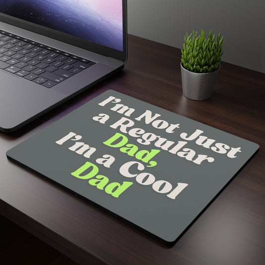 Cool Dad Mouse Pad | Funny Desk Accessory, Gift for Fathers Day, Office Decor, Computer Mousemat, Dad Humor