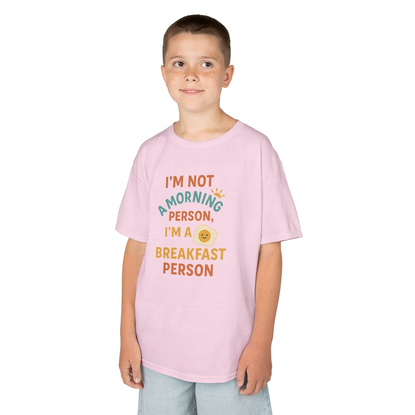 Funny Breakfast Kids Tee for Little Food Lovers, Kid's Cotton Shirt, Morning Humor Tee, Gift for Foodie Kids, Cute Toddler Outfit