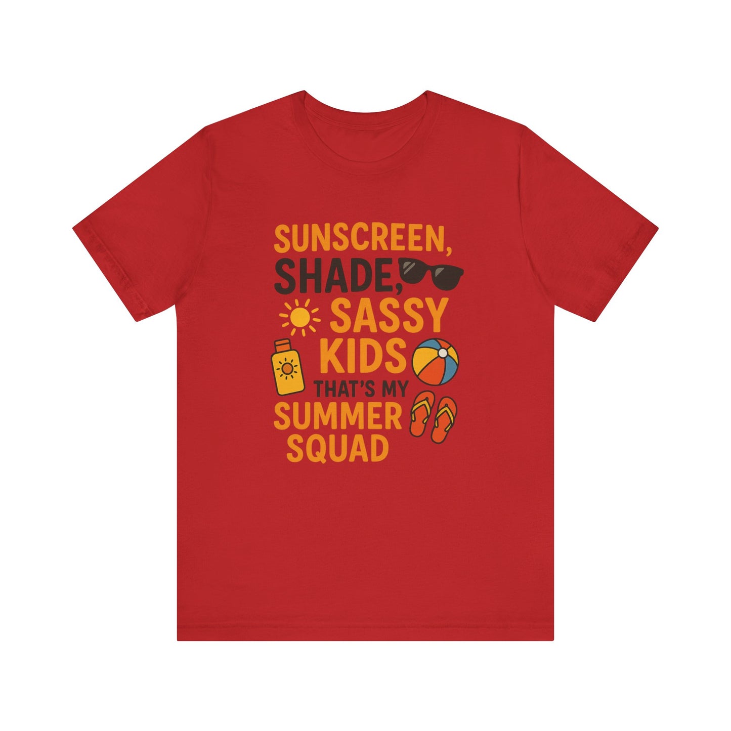 Sassy Summer Squad Tee - Fun Unisex T-Shirt for Family Outings, Beach Days, Summer Parties, Mom Gift, Kids Activity