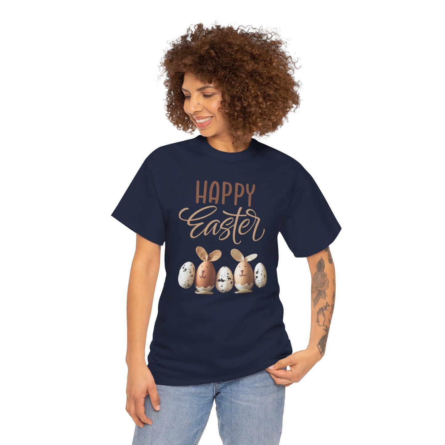 Happy Easter Unisex Heavy Cotton Tee