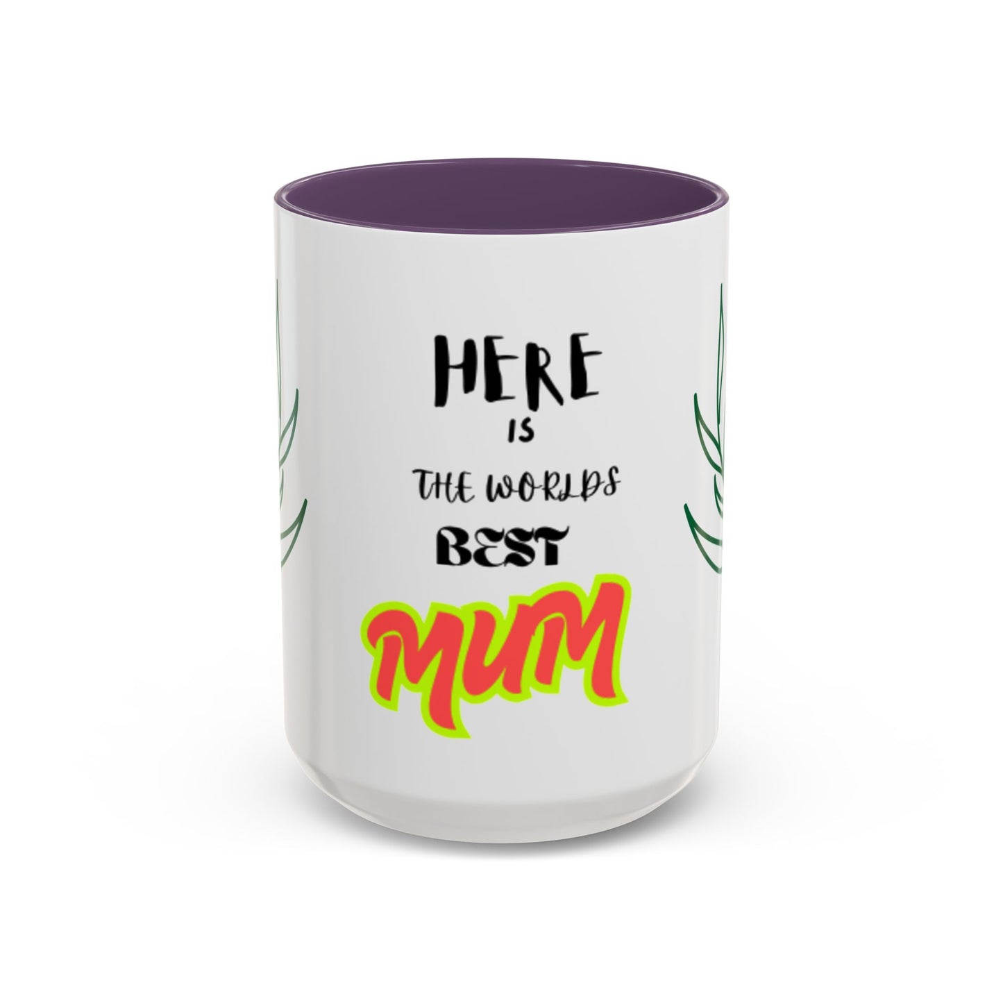 Best Mum Accent Coffee Mug | Perfect Gift for Mother's Day