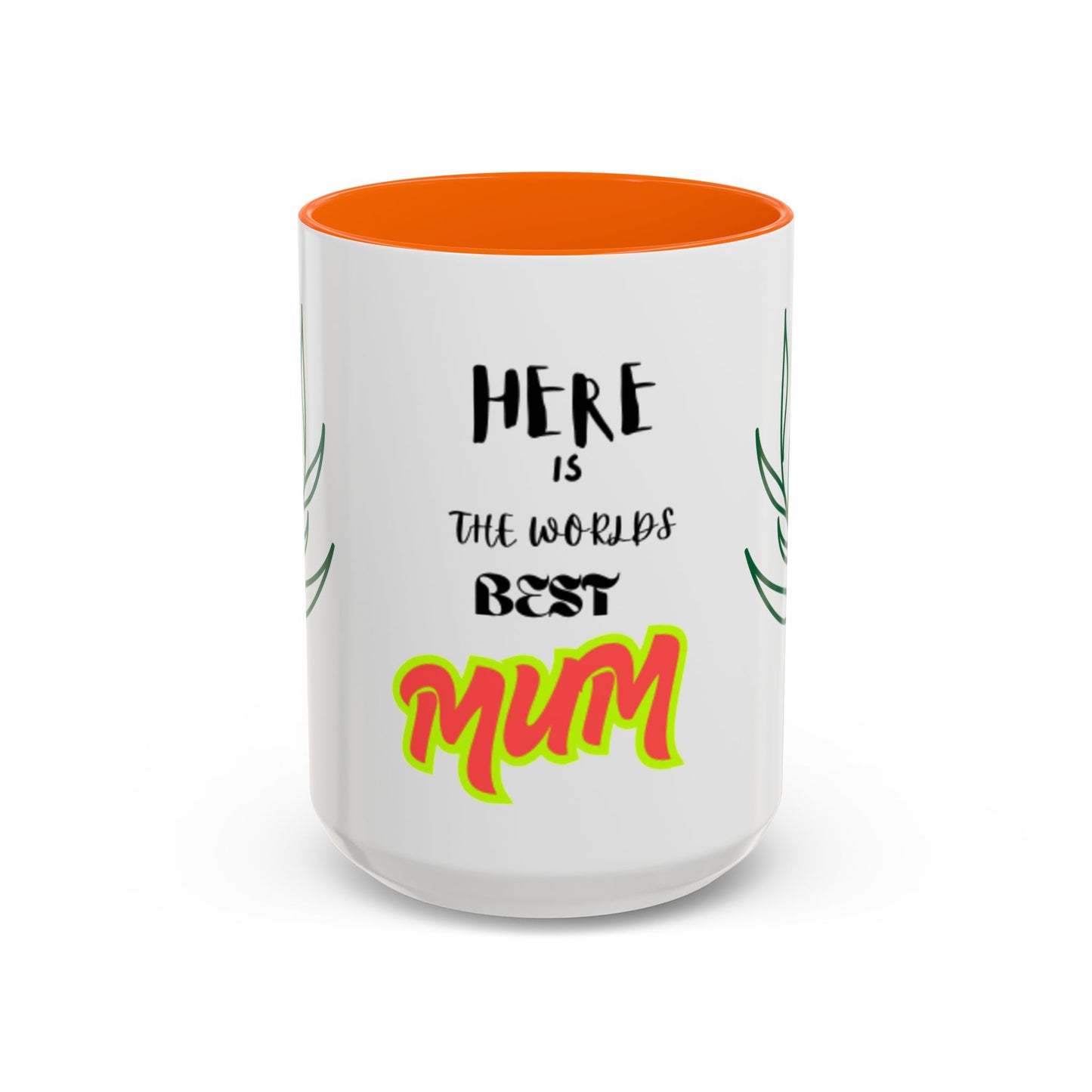 Best Mum Accent Coffee Mug | Perfect Gift for Mother's Day