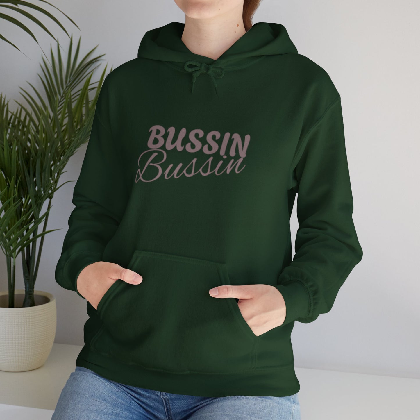 Bussin Unisex Heavy Blend Hoodie - Cozy, Trendy & Comfortable Sweatshirt