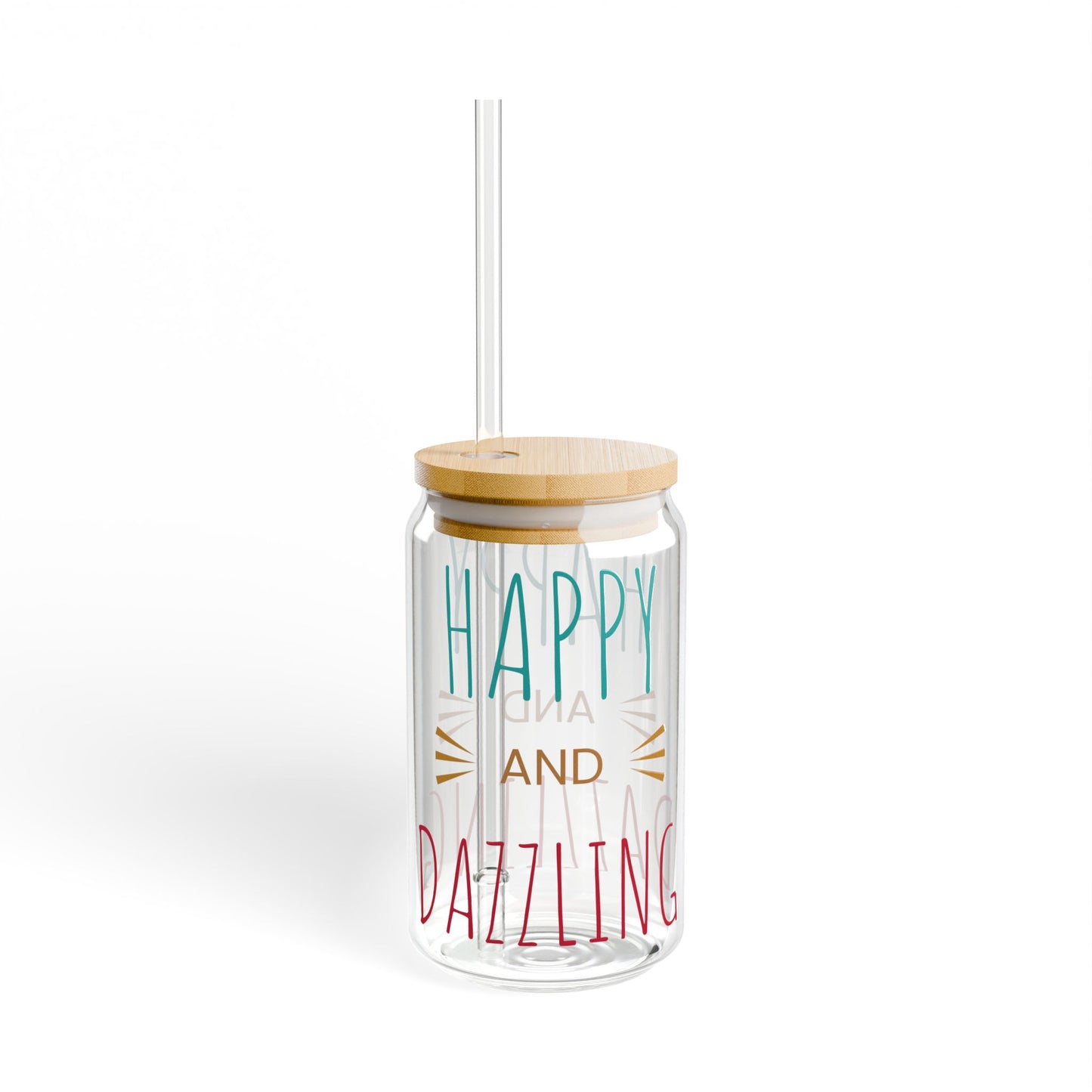 Cheerful 16oz Sipper Glass - Perfect for Celebrating Special Moments