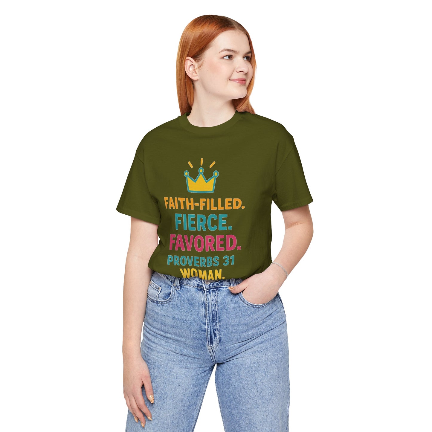 Faith-Filled Proverbs 31 Unisex Tee, Inspirational T-Shirt, Christian Apparel, Faith-Based Gifts, Motivational Top