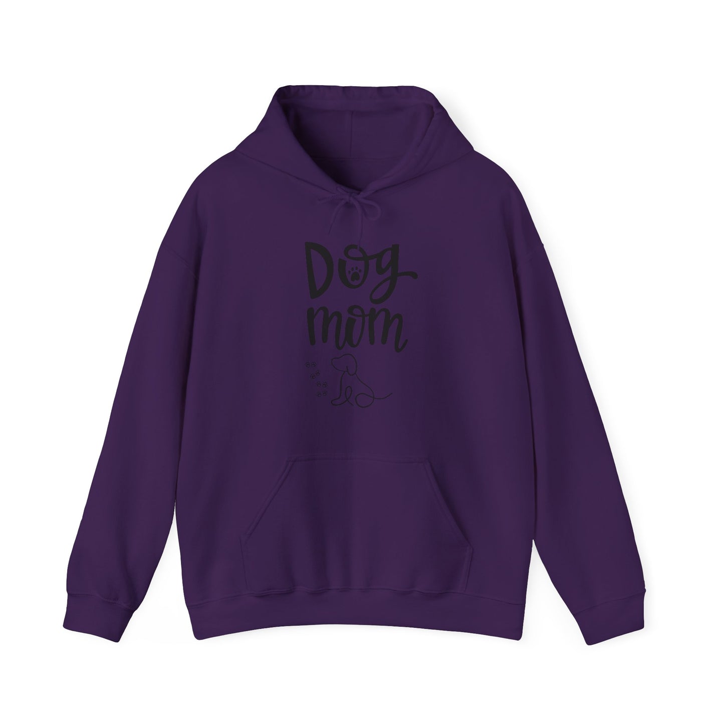 Dog Mom Hooded Sweatshirt, Cute Dog Lover Gift, Pet Owner Apparel, Cozy Sweatshirt for Dog Lovers, Animal Lover Hoodie