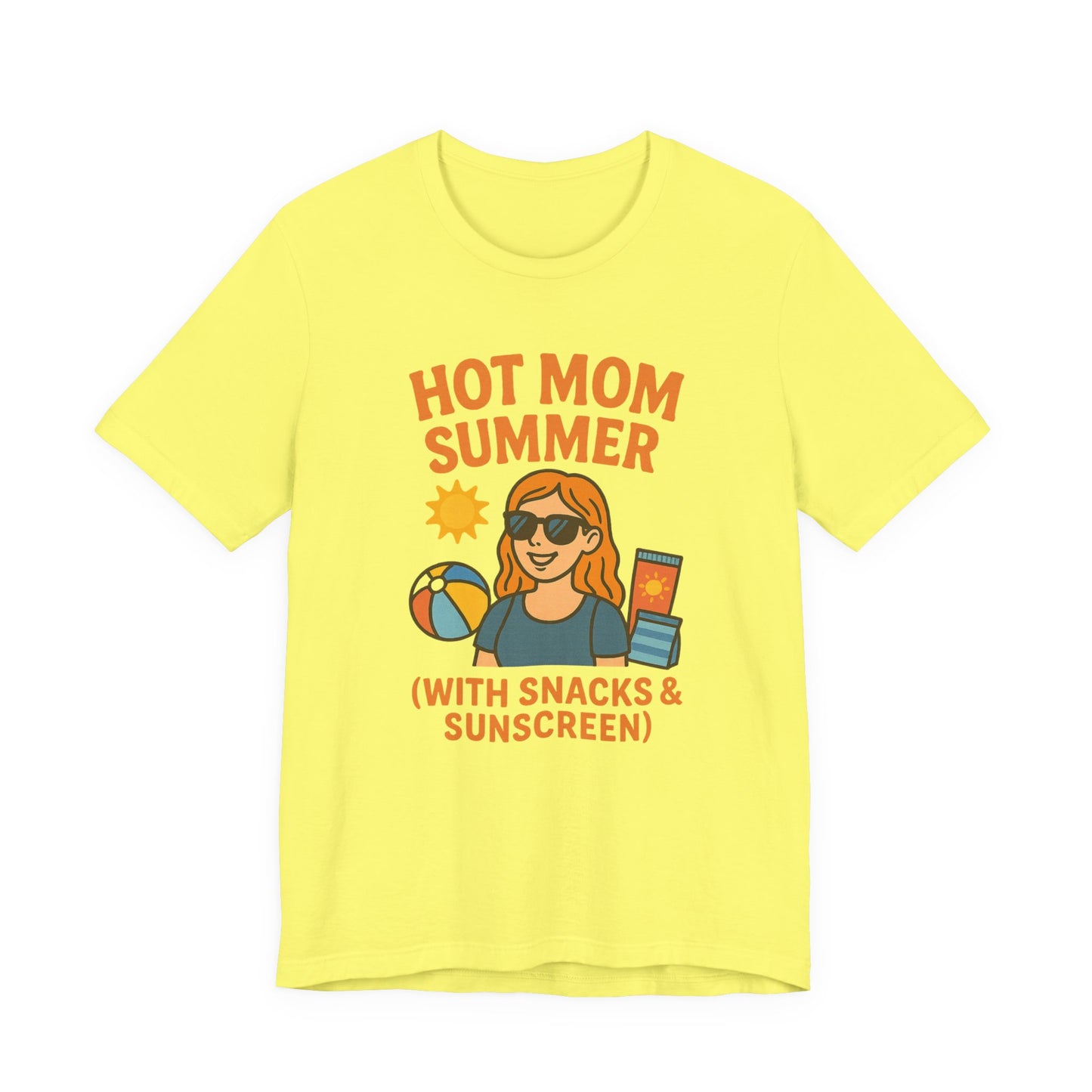 Hot Mom Summer Tee, Perfect for Summer Vacations, Mothers Day Gift, Family Outings, Beach Parties, Fun Summer Style
