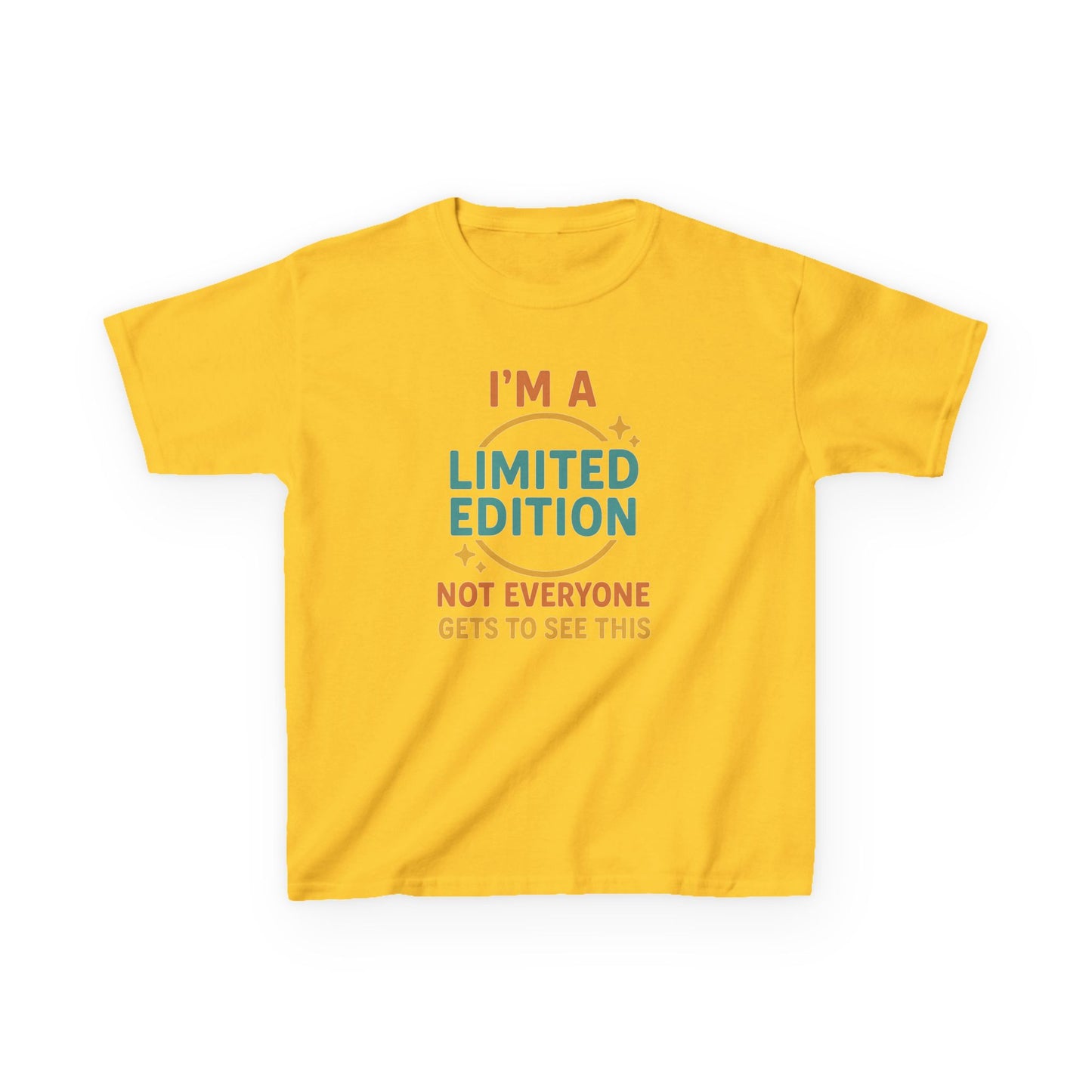 Limited Edition Kids Tee, Fun T-Shirt for Kids, Unique Gift for Birthdays, Playful Cotton Tee, Youth Apparel