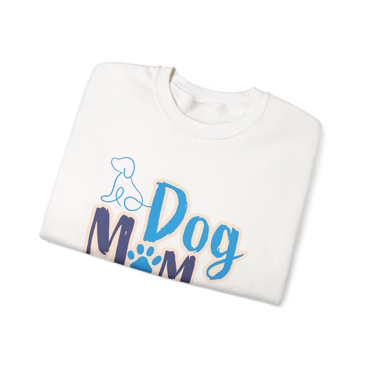 Dog Mom Sweatshirt, Unisex Dog Lover Crewneck, Pet Owner Gift, Cozy Casual Wear, Birthday & Holiday Gift for Dog Lovers