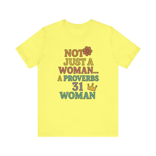 Proverbs 31 Woman Tee, Empowerment Shirt, Faith-Based Gift, Christian Apparel, Inspirational Clothing, Modest Fashion