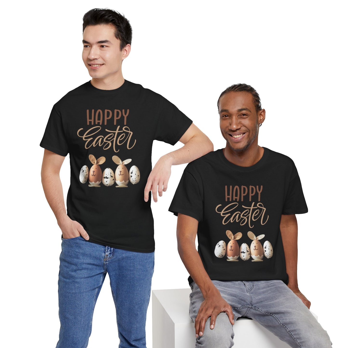Happy Easter Unisex Heavy Cotton Tee