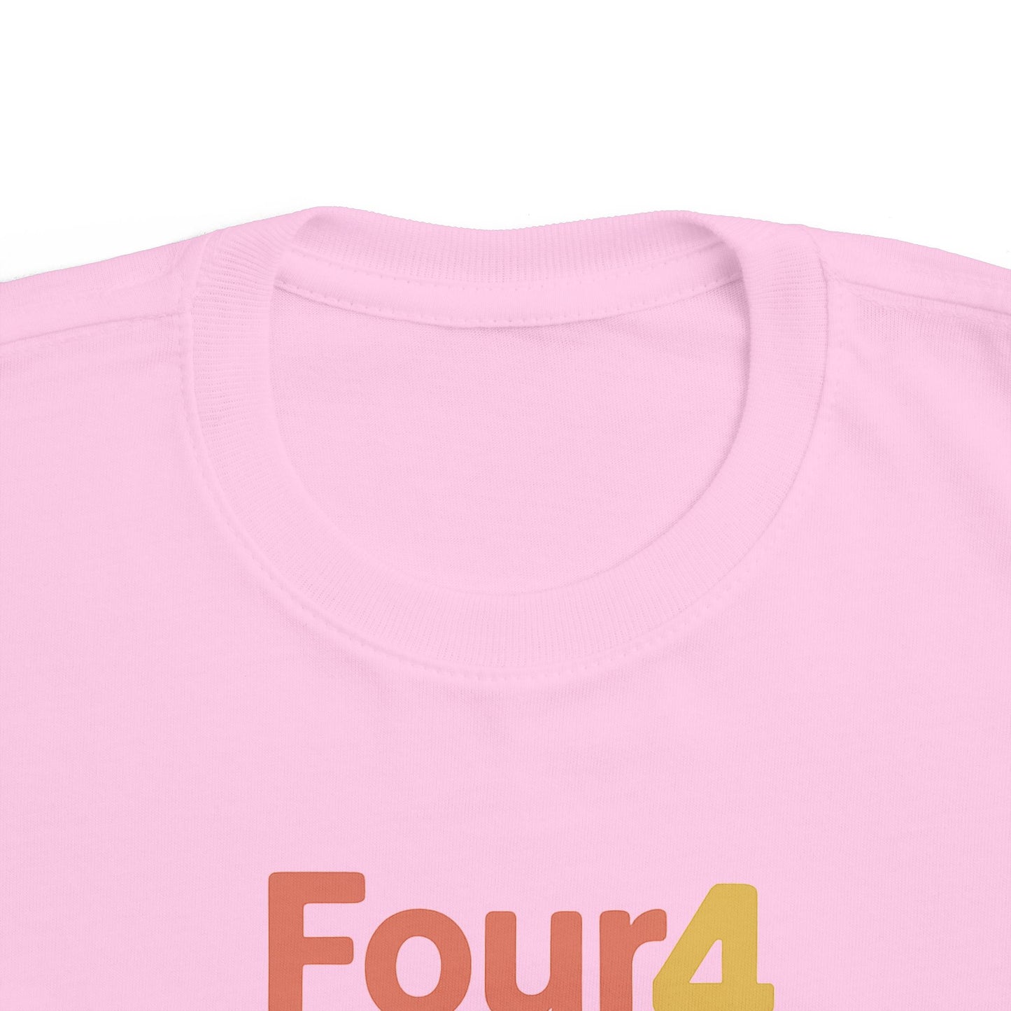 Fearless Toddler Tee - Four & Fearless Kids Shirt, Cute Kids Outfit, Birthday Gift, Toddler Clothes, Playful Party Wear