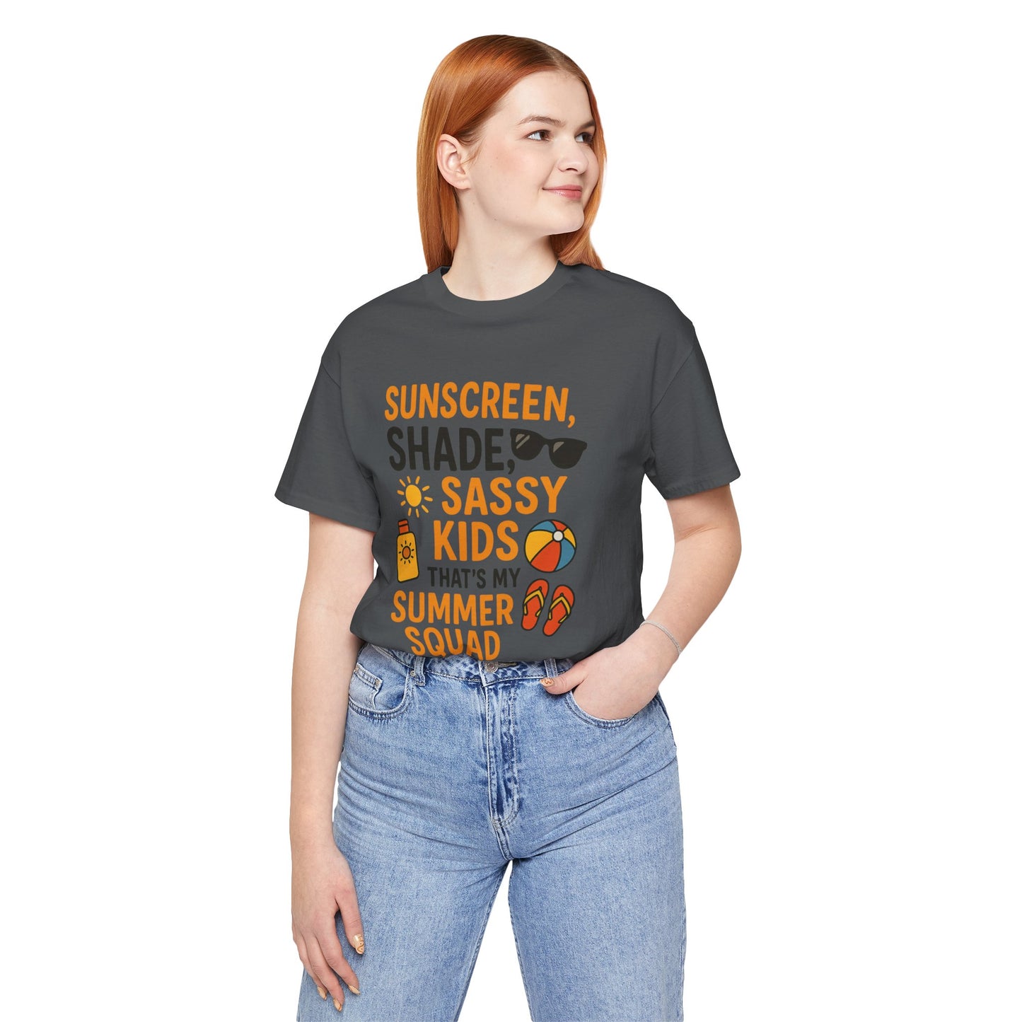 Sassy Summer Squad Tee - Fun Unisex T-Shirt for Family Outings, Beach Days, Summer Parties, Mom Gift, Kids Activity