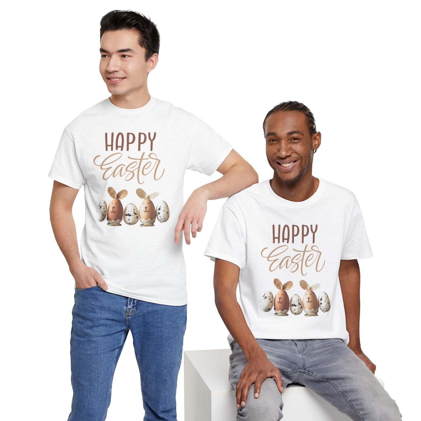 Happy Easter Unisex Heavy Cotton Tee