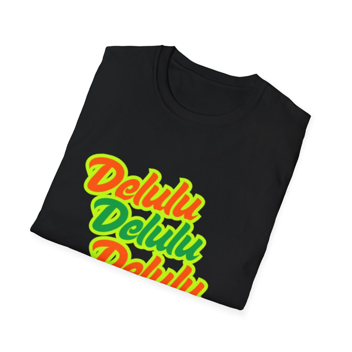 Colorful 'Delulu' Unisex Softstyle T-Shirt - Fun & Casual Fashion