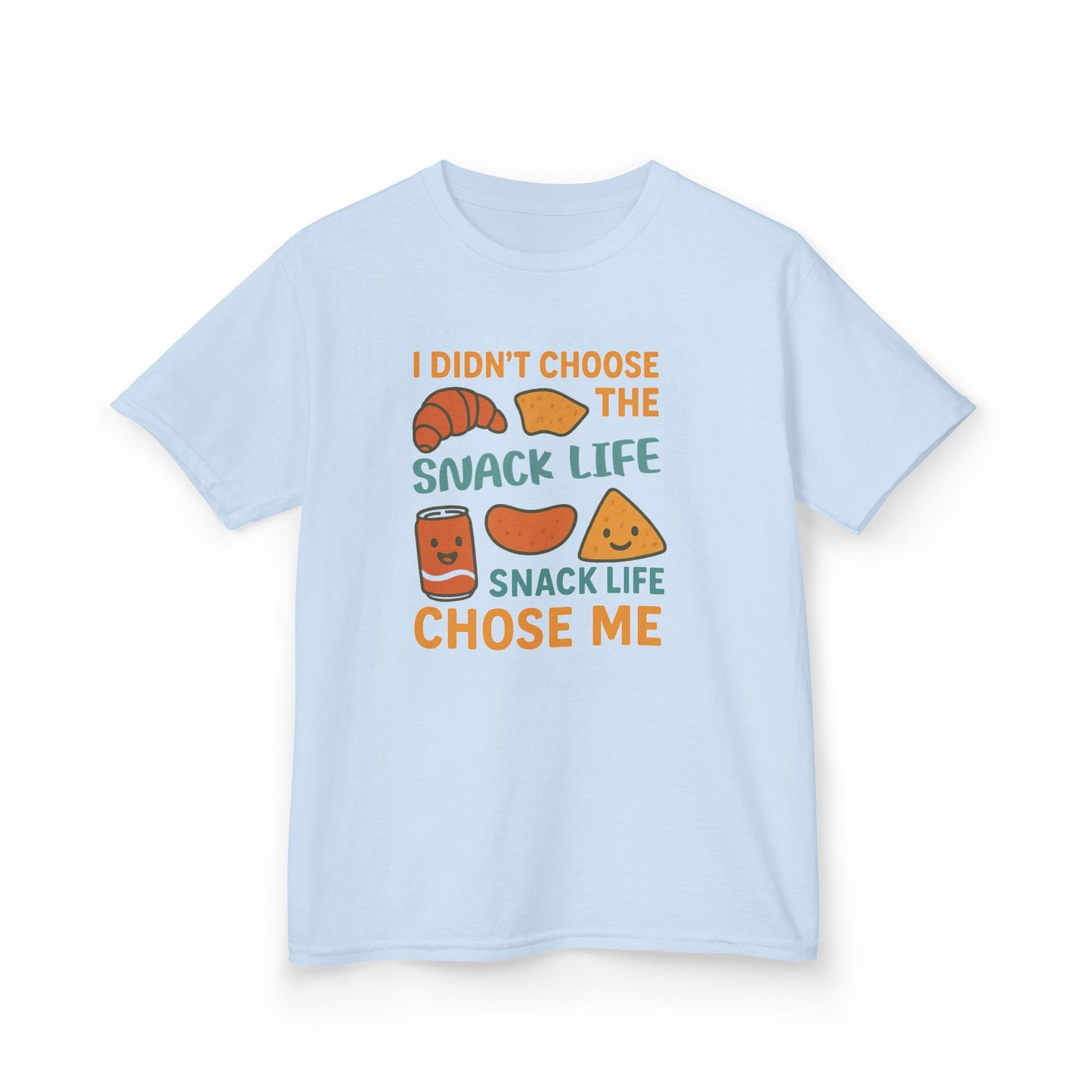 Snack Life Kids Tee, Funny Kids T-Shirt, Snack Lover Shirt, Birthday Gift for Kids, Cute Food Tee