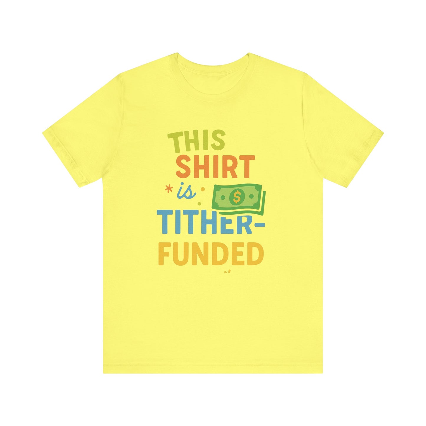 T-Shirt with Fun Funding Design, Humor Tee for Casual Wear, Unique Gift for Gamers, Great for Birthdays and Events, Playful and Stylish