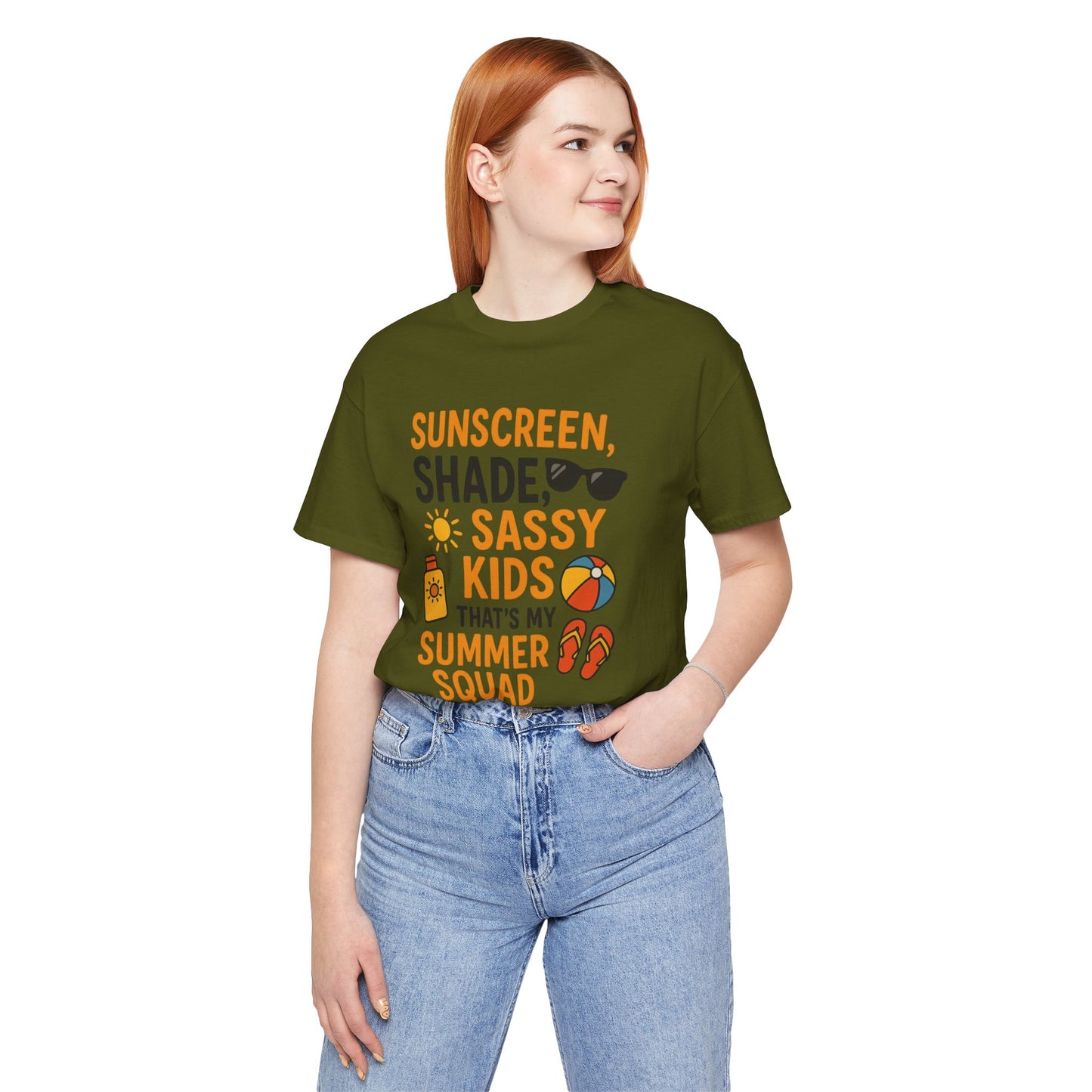 Sassy Summer Squad Tee - Fun Unisex T-Shirt for Family Outings, Beach Days, Summer Parties, Mom Gift, Kids Activity
